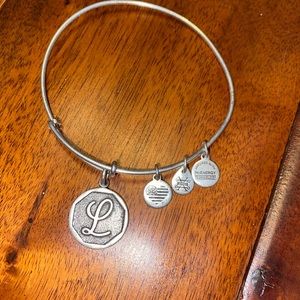 L Initial Alex and Ani Bracelet